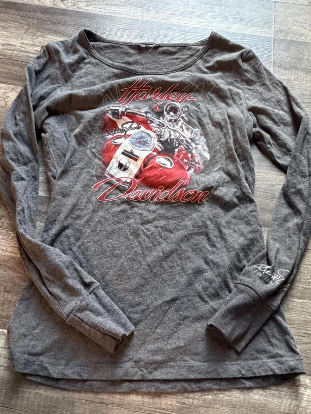 Harley Davidson Limited Edition Long Sleeve Tee - Ride in Wr‎